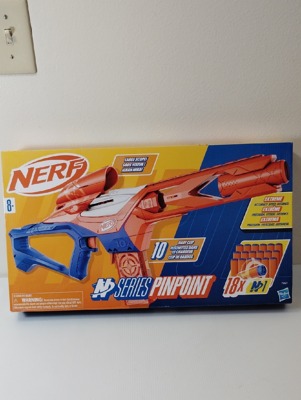 Nerf N-Strike Elite Pinpoint Blaster - Orange, Blue, White